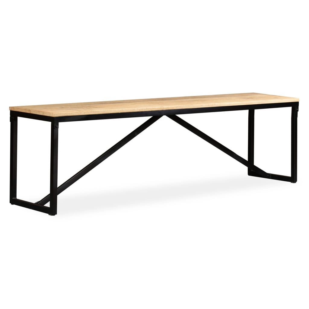 Vidaxl bankje 160x35x45 cm massief mangohout