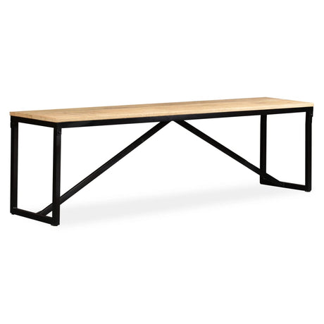 Vidaxl bankje 160x35x45 cm massief mangohout