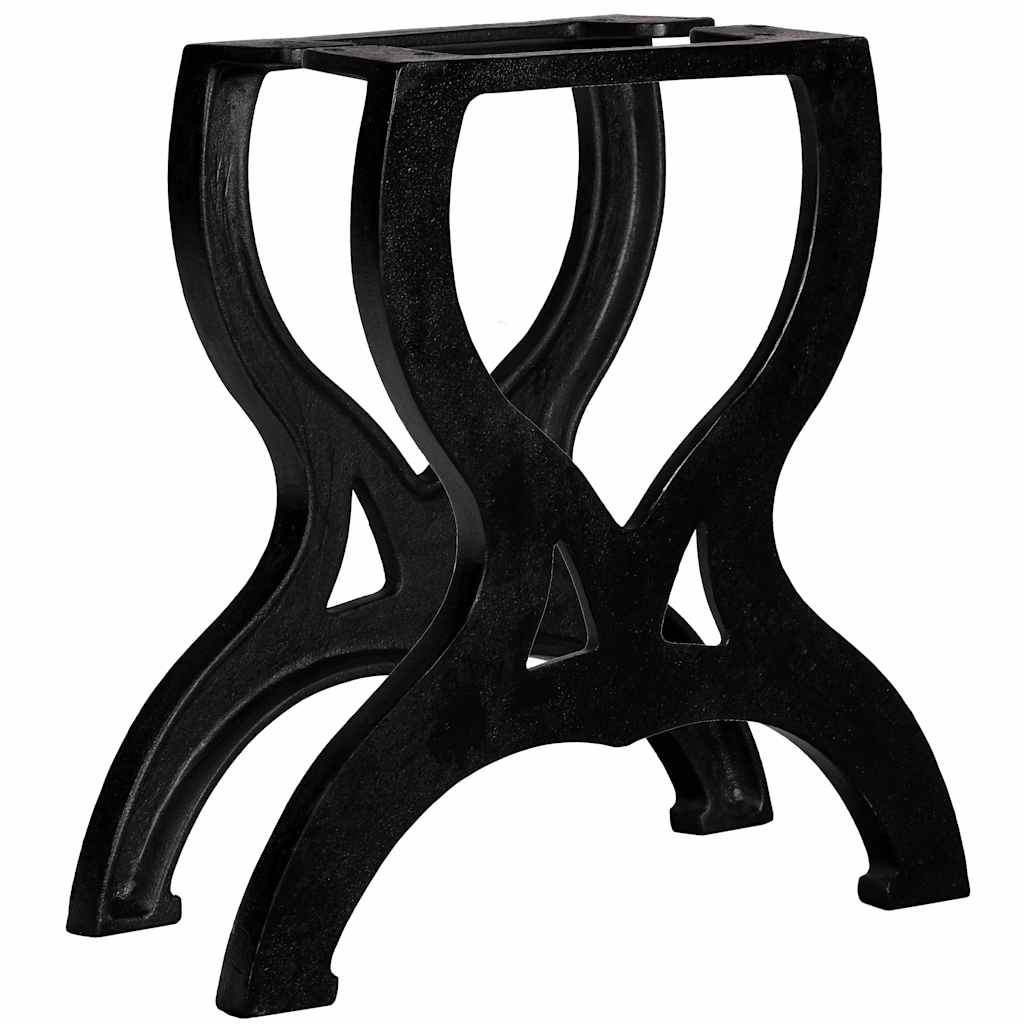 Vidaxl salontafelpoten 2 st x-frame gietijzer
