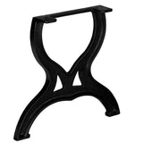 Vidaxl salontafelpoten 2 st x-frame gietijzer