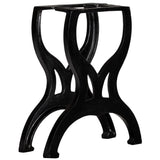 Vidaxl bankpoten 2 st x-frame gietijzer