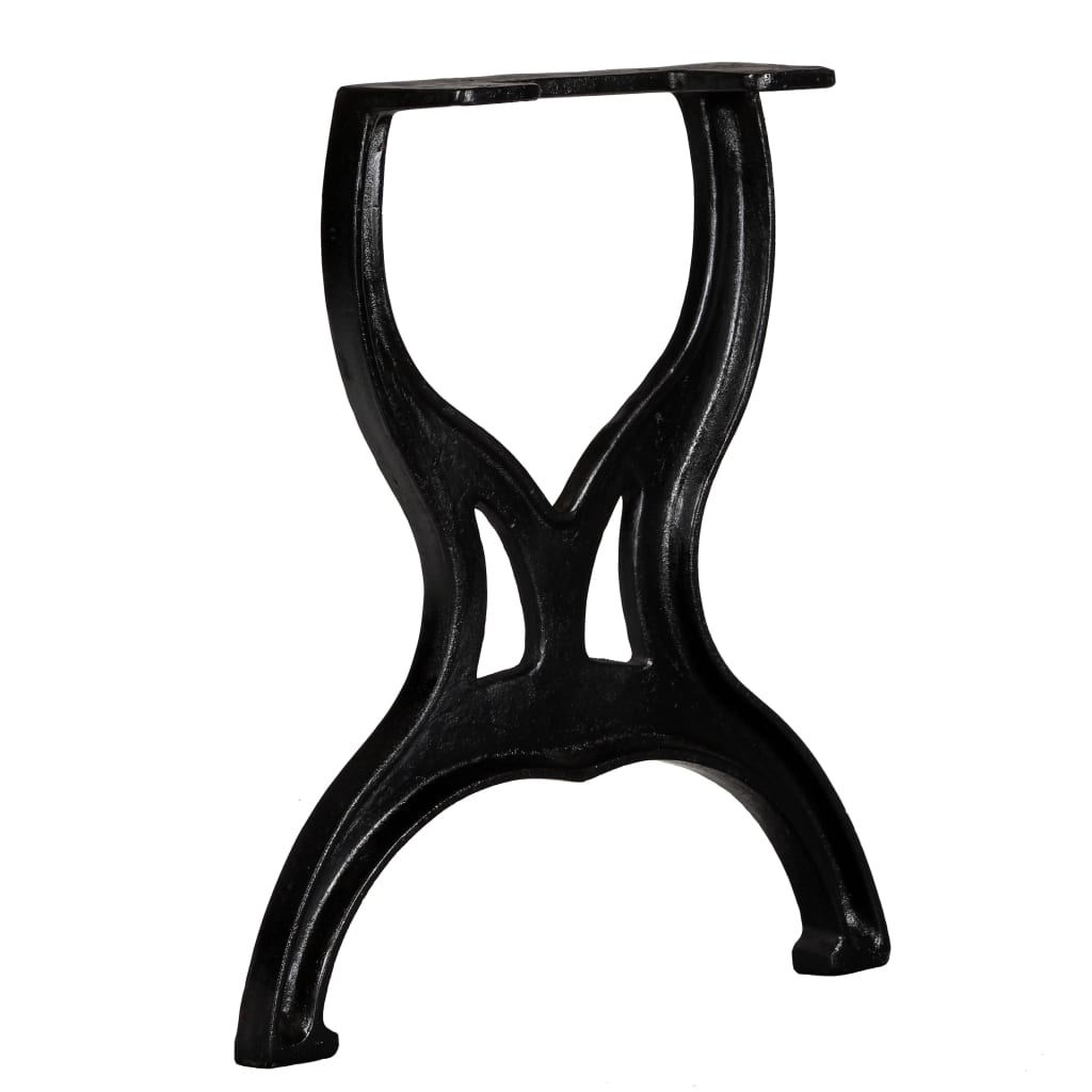 Vidaxl bankpoten 2 st x-frame gietijzer