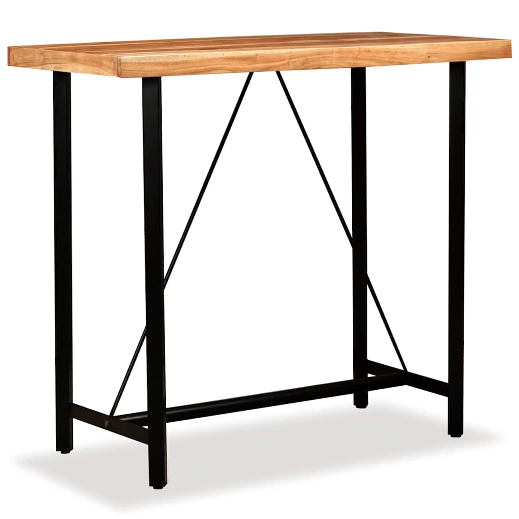 Vidaxl bartafel 120x60x107 cm massief acaciahout