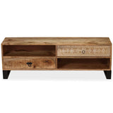 Vidaxl tv-meubel 120x30x40 cm massief mangohout