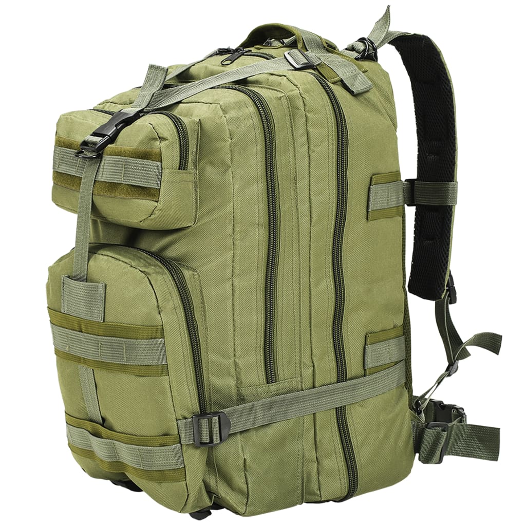 Vidaxl 91382 Sac à dos Style de l'armée 50 l Green d'olive