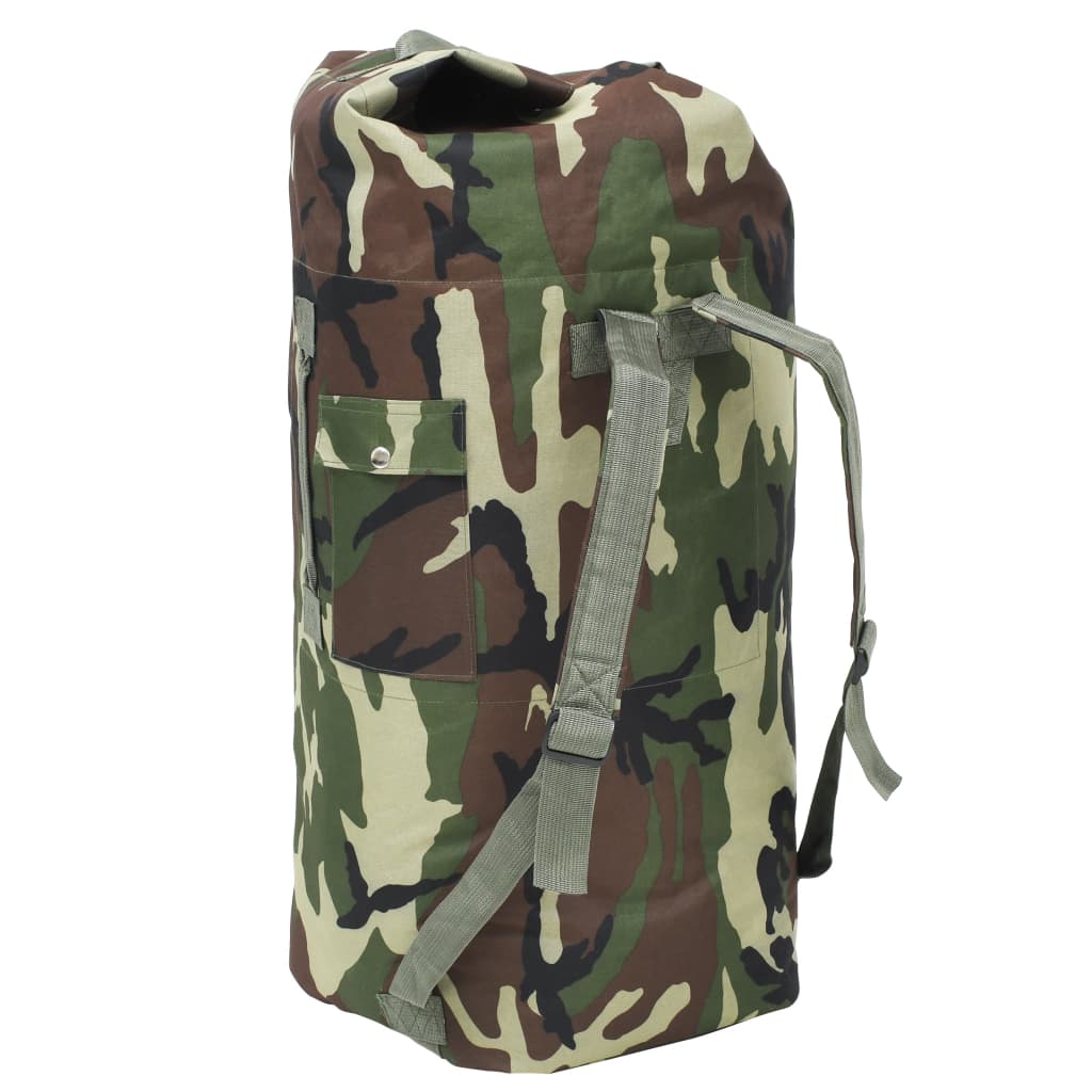 Vidaxl Sports Bag Army Style 85 l Kamuflaža