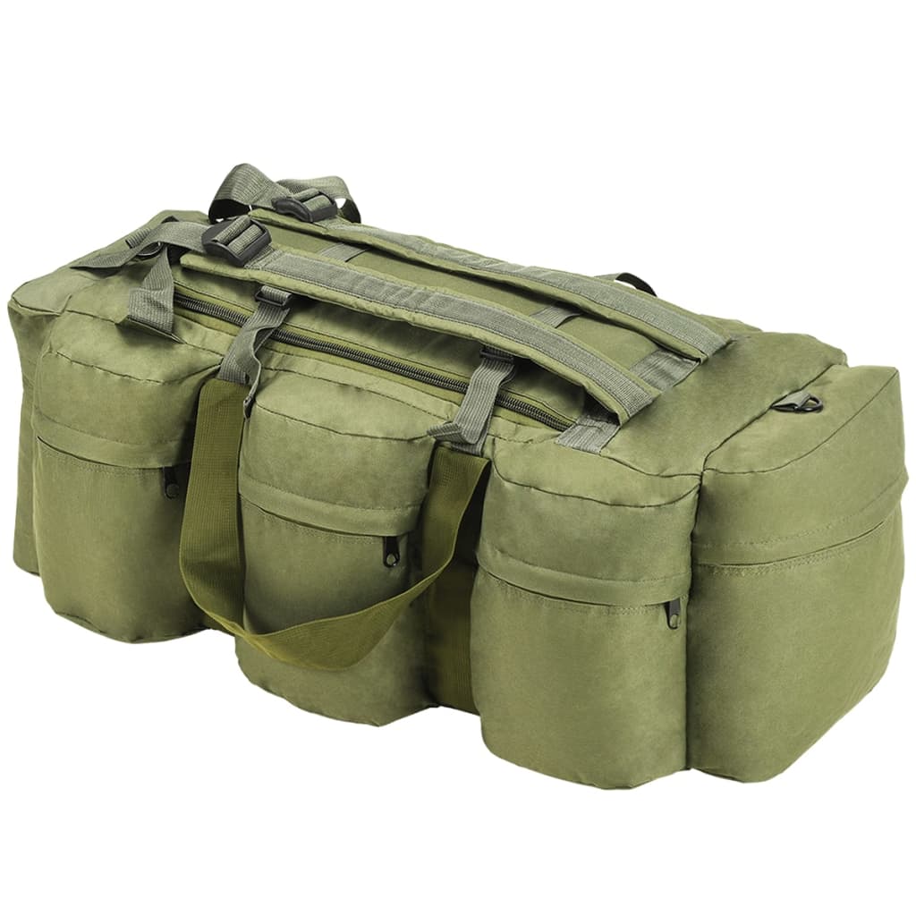 Vidaxl Plunjezak 3-in-1 Army Style 90 l Olive Green