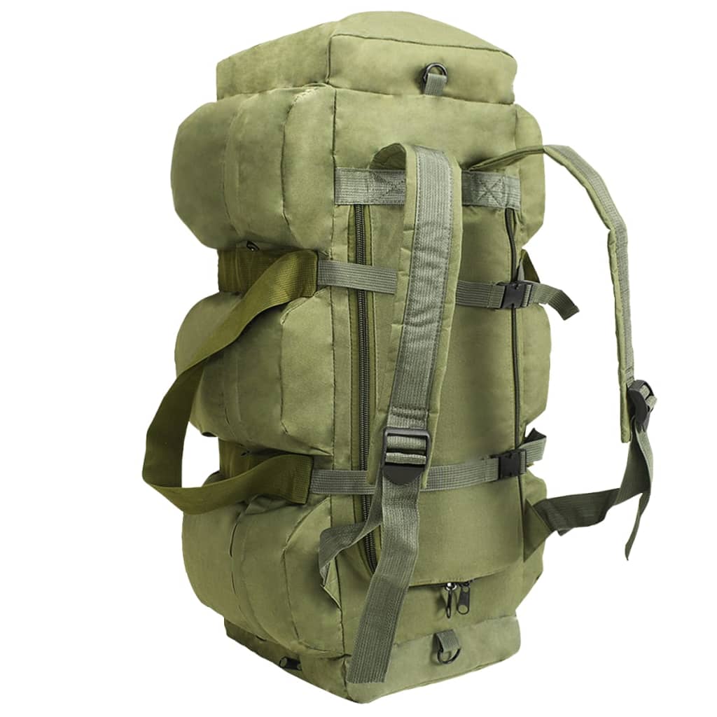 Vidaxl Plunjezak 3-in-1 Army Style 90 l Olive Green