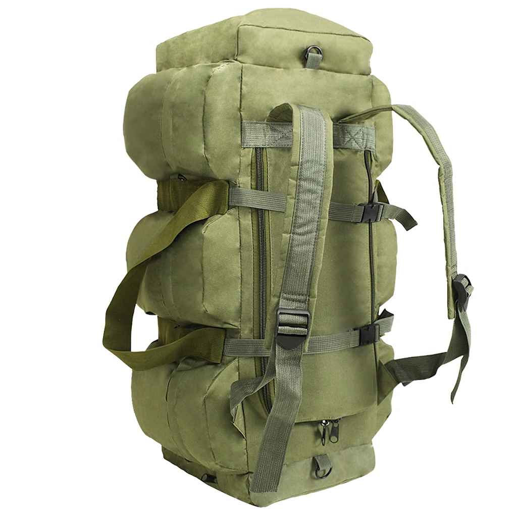 Vidaxl Plunjezak 3-in-1-Armee-Stil 45 l Olive Green