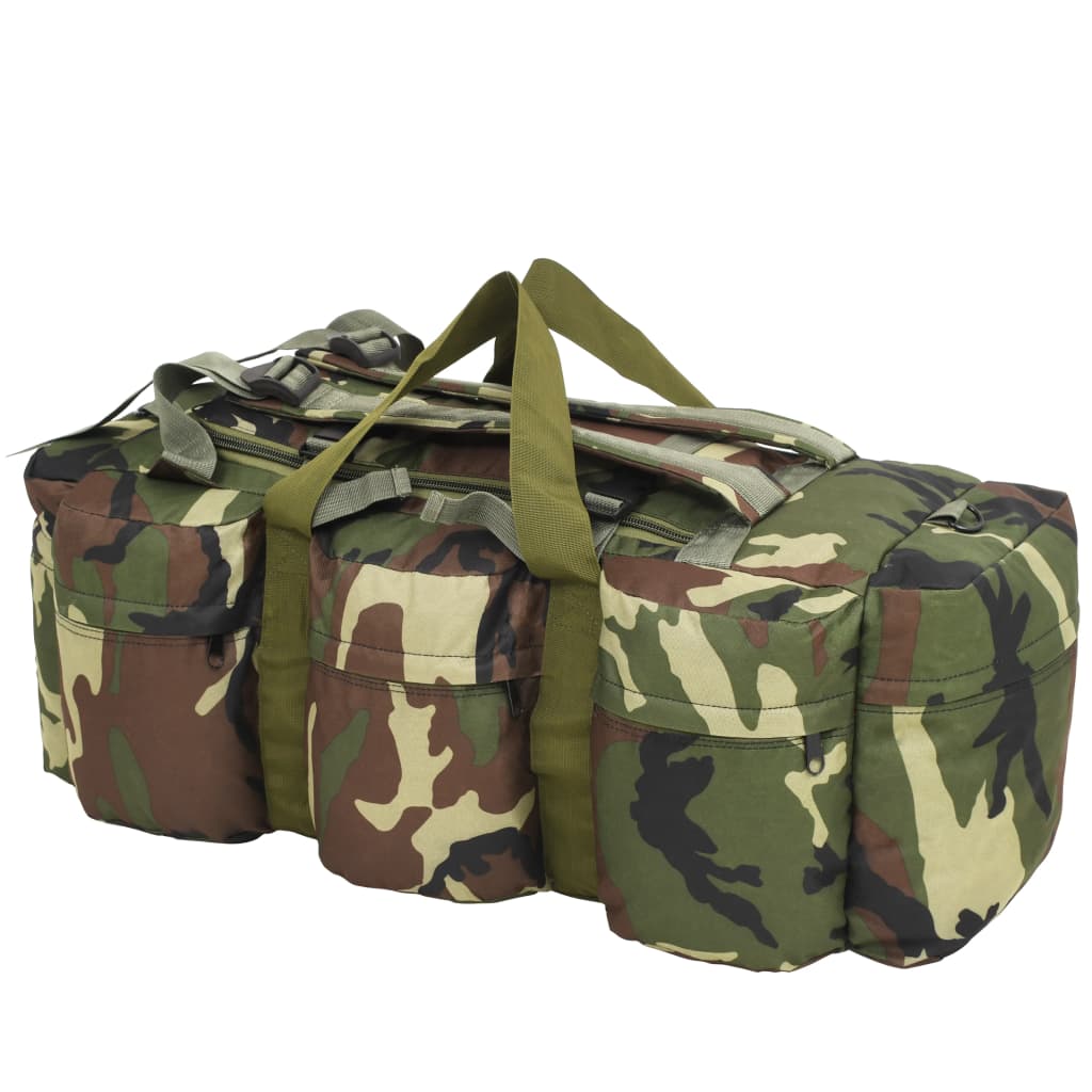 Vidaxl Plunjezak 3-in-1 Army style 90 L Camouflage