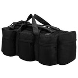 Vidaxl Plunjezak 3-in-1 Armee Stil 45 l Schwarz