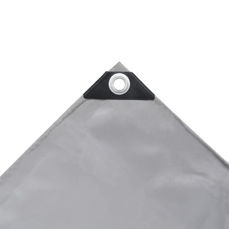 Vidaxl -Gerät Segel 650 g m² 4x4 m Grau