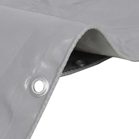 Vidaxl -Gerät Segel 650 g m² 4x5 m Grau