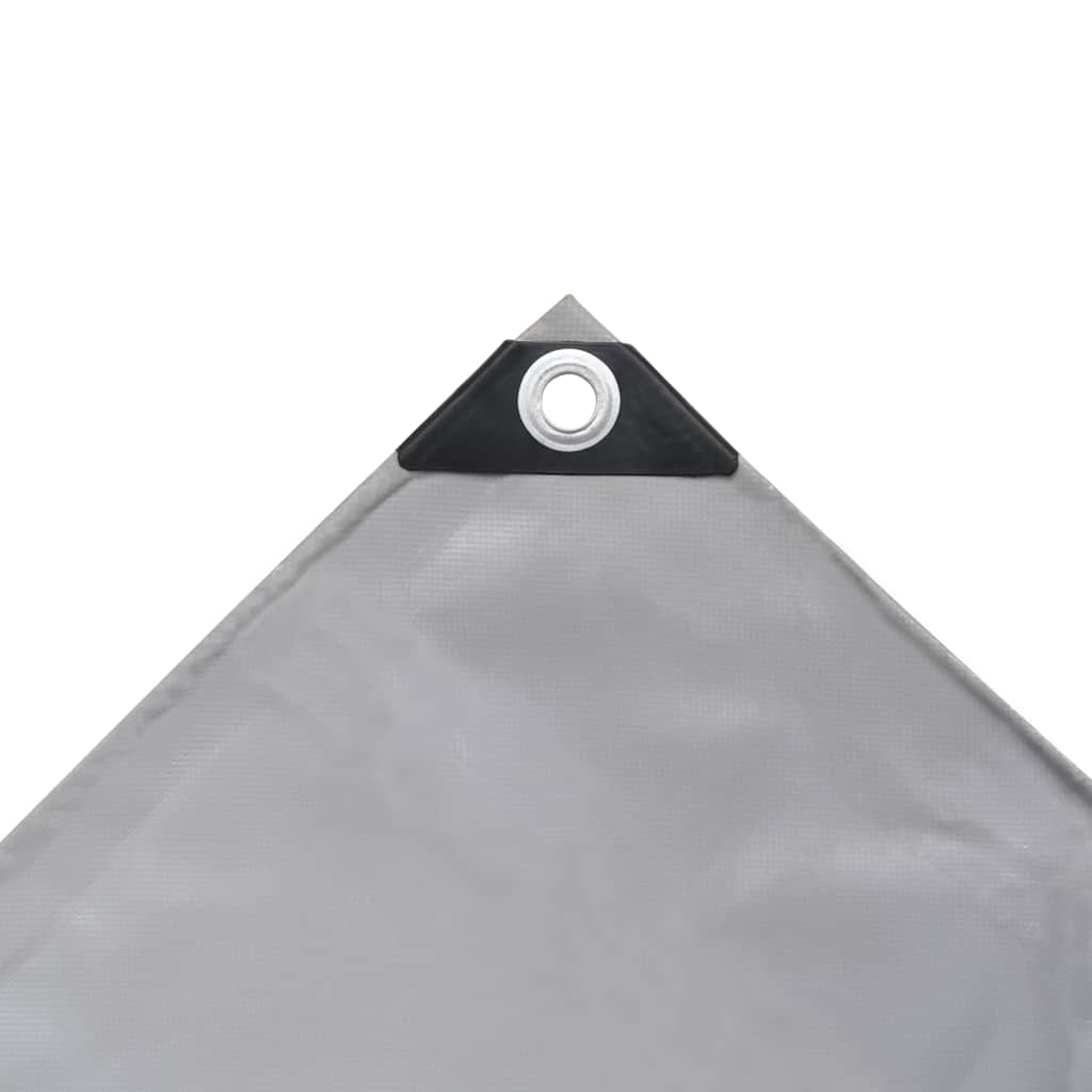Vidaxl -Gerät Segel 650 g m² 4x5 m Grau