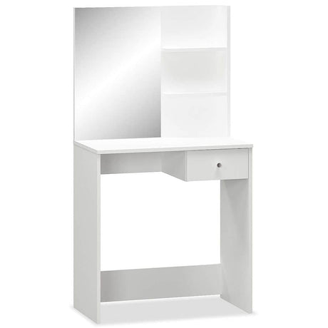 Vidaxl kaptafel 75x40x141 cm bewerkt hout wit