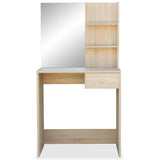 Vidaxl kaptafel 75x40x141 cm bewerkt hout eikenkleurig