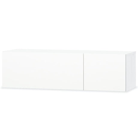Vidaxl tv-meubel 120x40x34 cm bewerkt hout hoogglans wit
