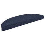 Vidaxl Treppenmatten Selbstadhäsiv 15 Teile 56x17x3 cm Blue Semi -Rounds