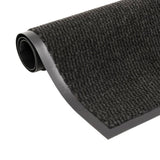 Vidaxl droogloopmat rechteckige Tufting 60x90 cm Schwarz