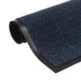Vidaxl droogloopmat rechteckig getuftet 60x90 cm blau