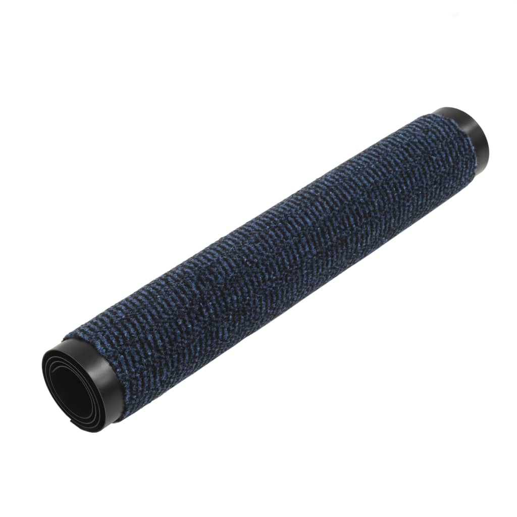 Vidaxl droogloopmat rechteckig getuftet 60x90 cm blau