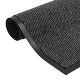 Vidaxl droogloopmat rechteckig getuftet 80x120 cm Anthrazit