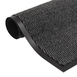 Vidaxl droogloopmat rechteckig getuftet 90x150 cm Anthrazit