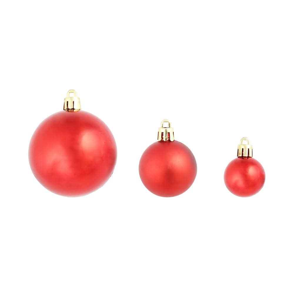 Vidaxl Christmas balls 100 st red golden green green