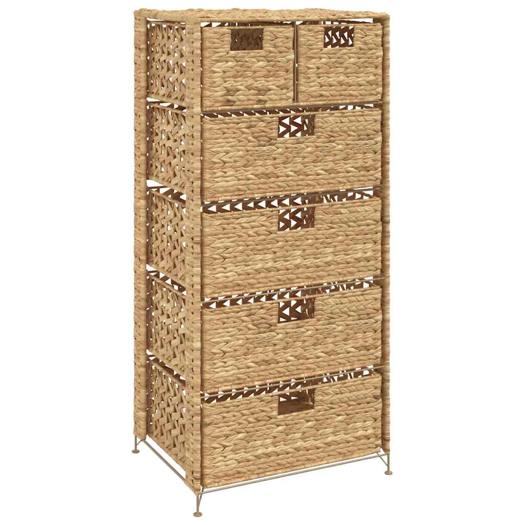 Vidaxl opbergset met 6 manden 47x37x100 cm waterhyacint