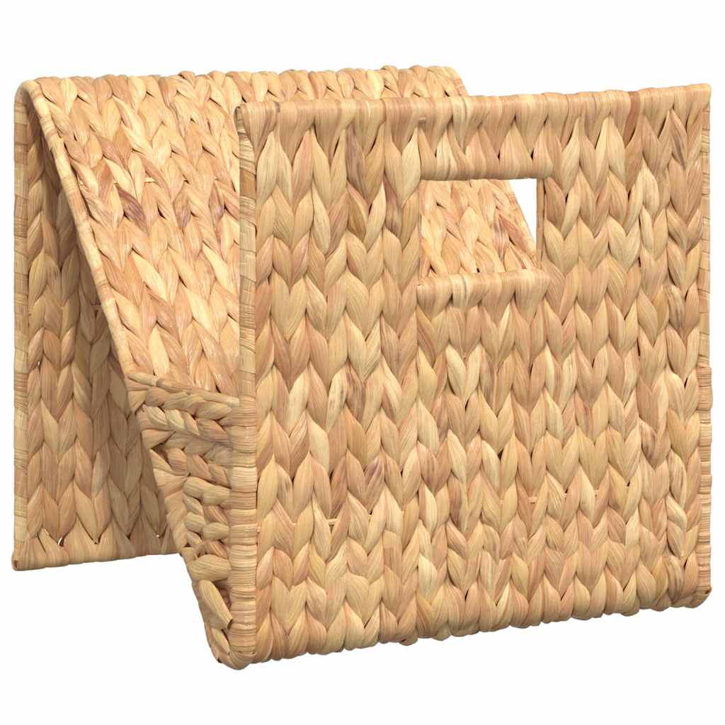 Vidaxl tijdschrifthouder 31x31x31 cm waterhyacint