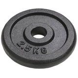 VIDAXL -Halfterscheiben 8 St 8x2,5 kg Gusseisen