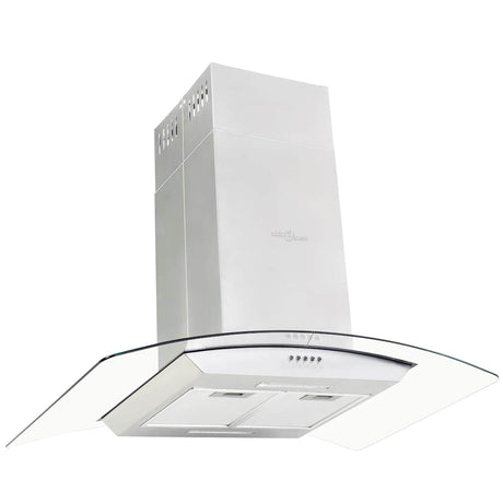 Vidaxl Island Extractor 756 m³ U LED 90 cm Edelstahl