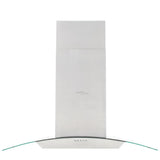 Vidaxl Island Extractor 756 m³ U LED 90 cm Edelstahl