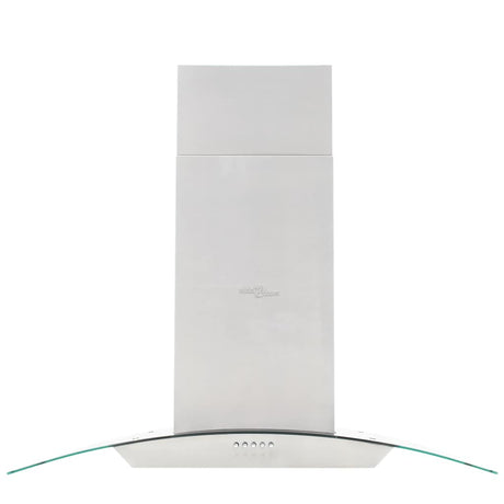 Vidaxl Island Extractor 756 m³ U LED 90 cm Edelstahl