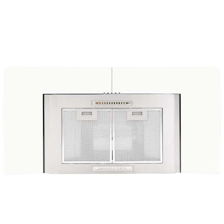 VIDAXL -Wandextraktionshaube 756 m³ U LED 90 cm Edelstahl
