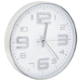VidaXL Wanduhr 30 cm silberfarben