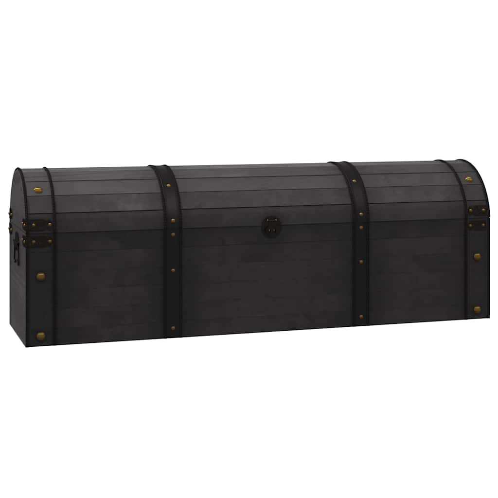 Vidaxl opbergkist vintage stijl 120x30x40 cm massief hout