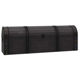 Vidaxl opbergkist vintage stijl 120x30x40 cm massief hout
