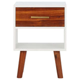 Vidaxl nachtkastjes 2 st 40x30x57 cm massief acaciahout