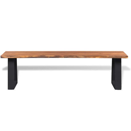 Vidaxl bankje 145 cm massief acaciahout