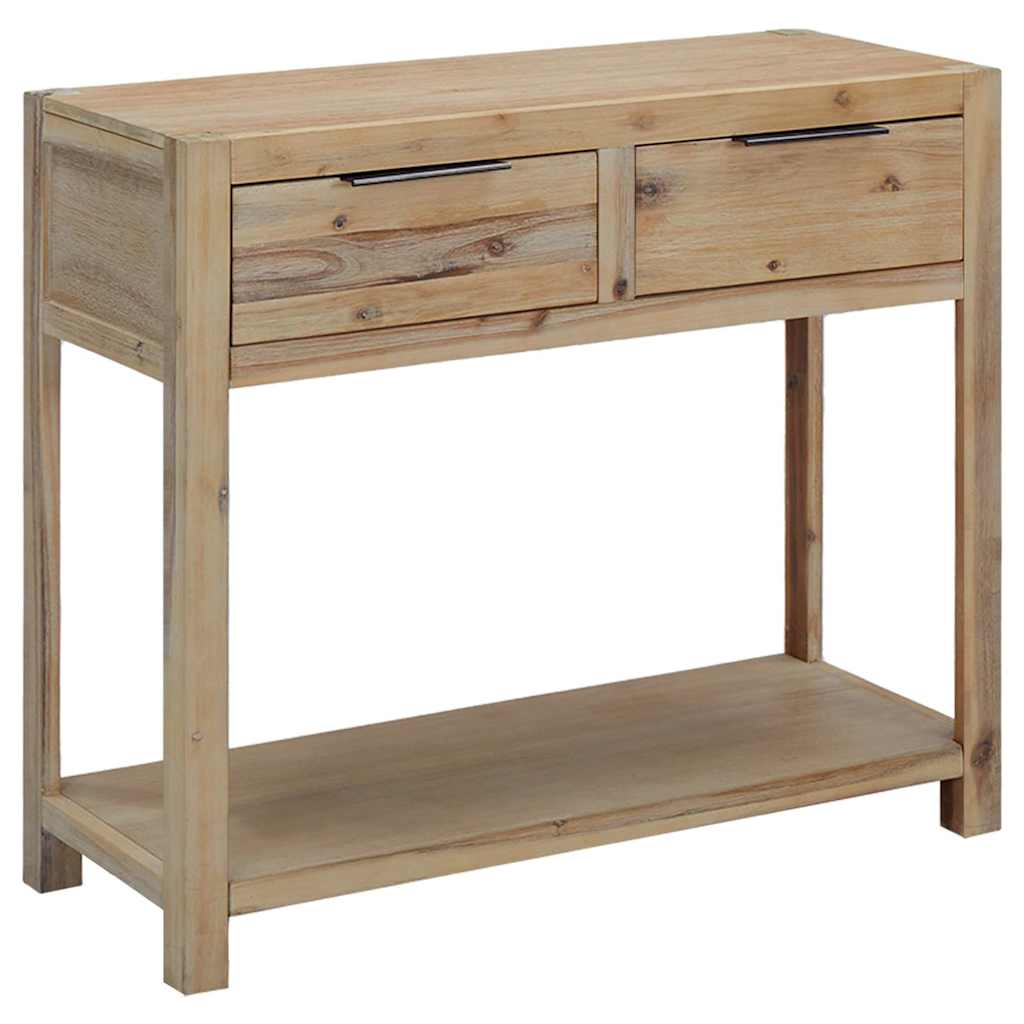 Vidaxl wandtafel 82x33x73 cm massief acaciahout