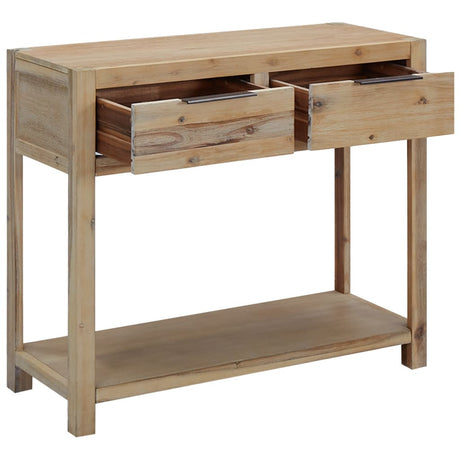 Vidaxl wandtafel 82x33x73 cm massief acaciahout