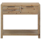 Vidaxl wandtafel 82x33x73 cm massief acaciahout