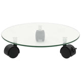 Vidaxl -Pflanzenrollen um 28 cm gehärtetes Glas 2 Sts
