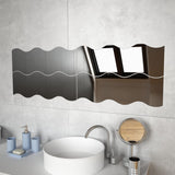 Vidaxl Wall Mirrors Golf -Shaped 4 st 60x18,5 cm sklo