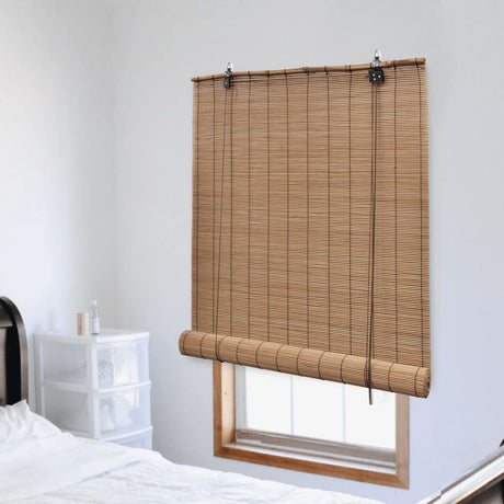 Vidaxl Roller Blind 150x160 cm Bambusbraun