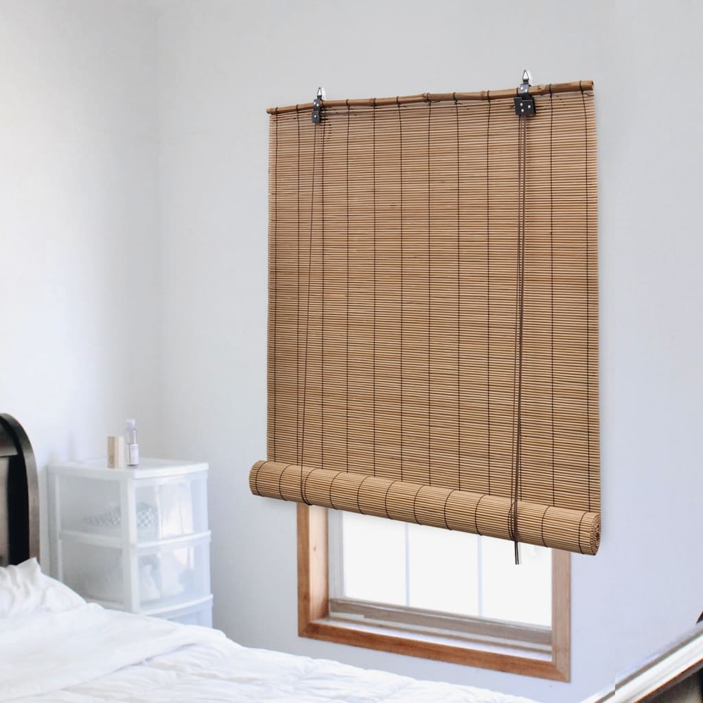 Vidaxl roller blind 80x220 cm bamboo brown