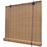 Vidaxl rullo cieco 100x220 cm Bamboo marrone