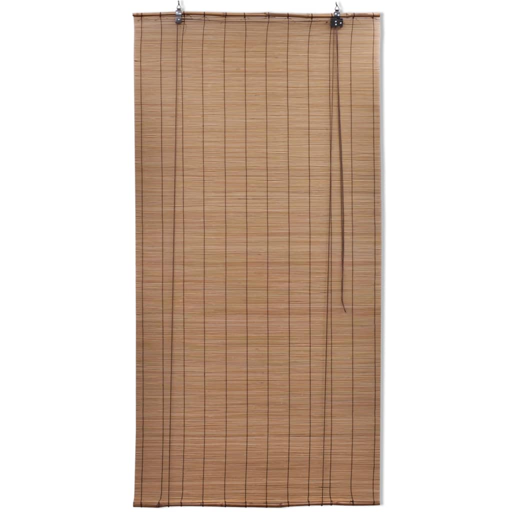 Vidaxl rullo cieco 100x220 cm Bamboo marrone