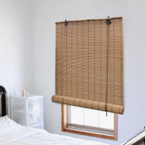 Vidaxl Roller Blind 140x220 cm Bambu Brown